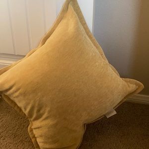 Yellow pillow
